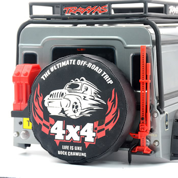  1/10 RC Crawler Spare tire cover  dust cove