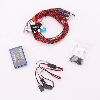 12 LED Multi-color RC Car Flashing Light System