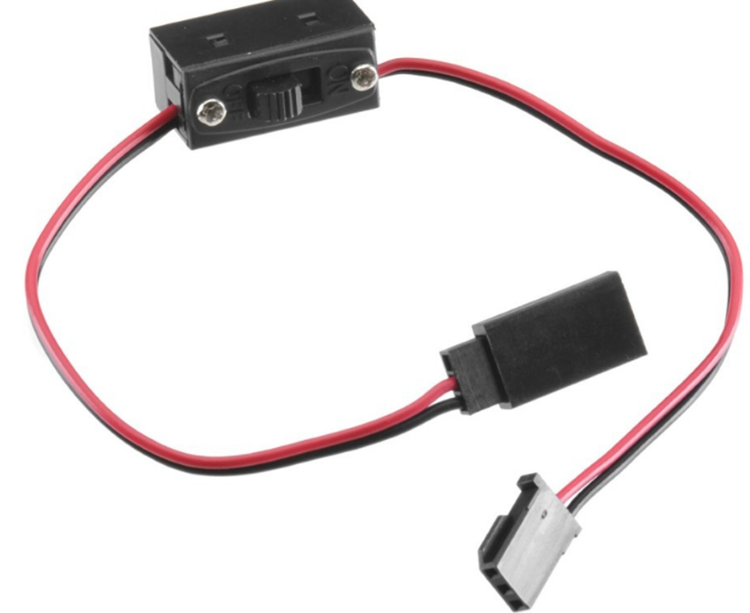 JR/Futaba Small Switch for Receiver/Throttle Ignition