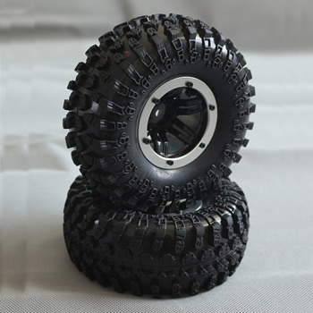 130mm Rubber Inflated Tire 2.2inch for 1/10 RC Crawler