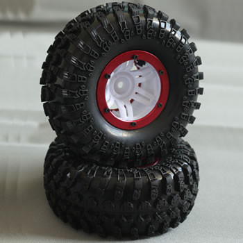 130mm Rubber Inflated Tire 2.2inch for 1/10 RC Crawler