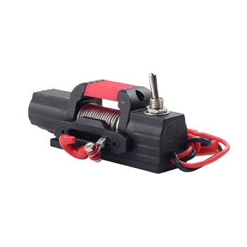 1/10  Electric Winch with Switch Metal WINCH  For Rock Crawler