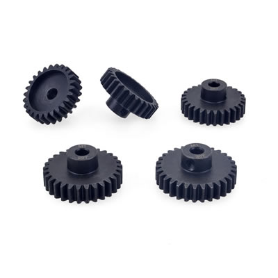 M0.6 Stainless Steel 17t-28t Pinion Gears 5.0mm for 1/8 RC Car