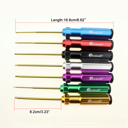 7 Color High-Quality titanium alloy steel Hex Wrencher Hex Screwdriver